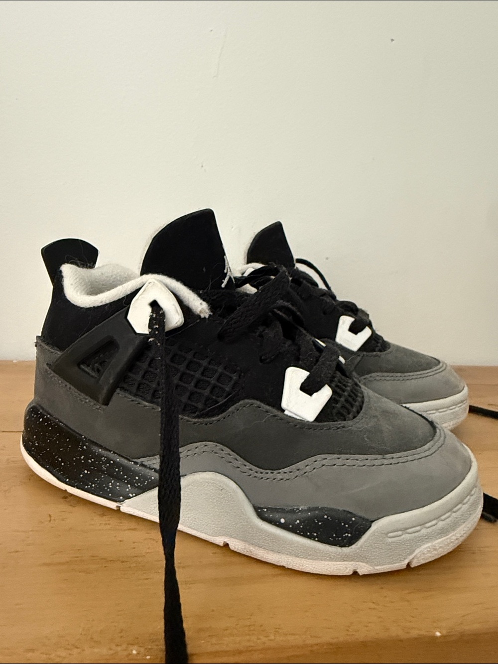 JORDAN 4 RETRO TD 'FEAR' 2024 toddler size 10